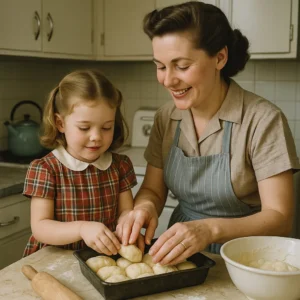 20250511 2058 maminka s dcerou pecou simple compose 01jv0barn3fxh87rxekxj73gec.webp