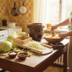 Aktivizace senioři s demencí - příprava kysaného zelí - Aktivizace senioři s demencí