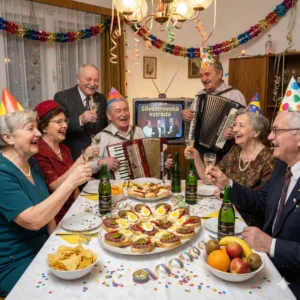 Aktivizace senioři s demencí – Silvestr: společný přípitek na nový rok – Aktivizace senioři s demencí